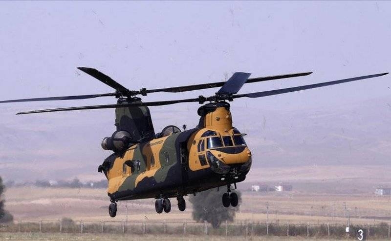 Турция получила последнюю партию военно-транспортных CH-47F "Чинук"