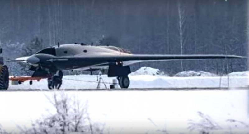 Сообщается о первом полёте БПЛА С-70 "Охотник"