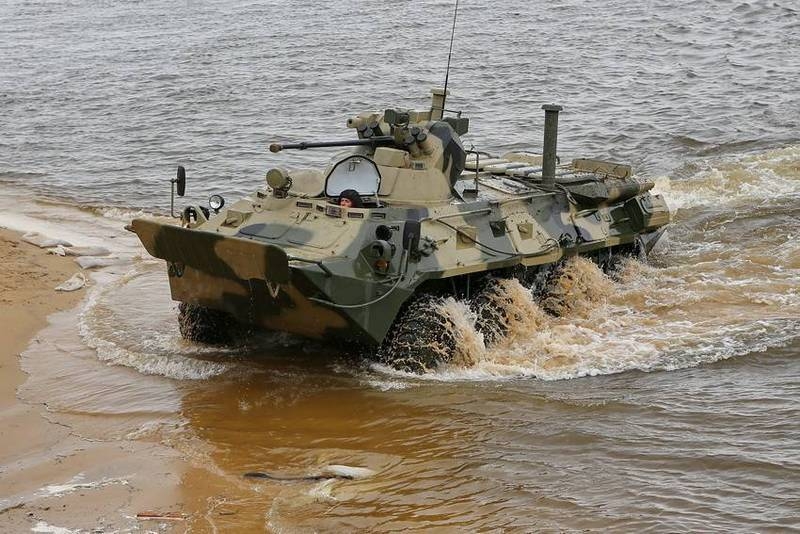 Крупная партия новых БТР-82А поступила на вооружение морпехов на Камчатке