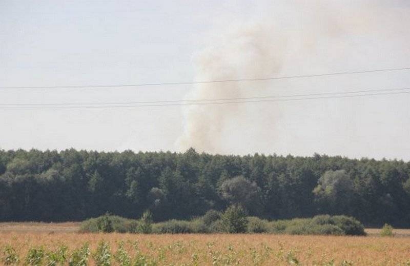 В Винницкой области Украины на военных складах прогремели взрывы