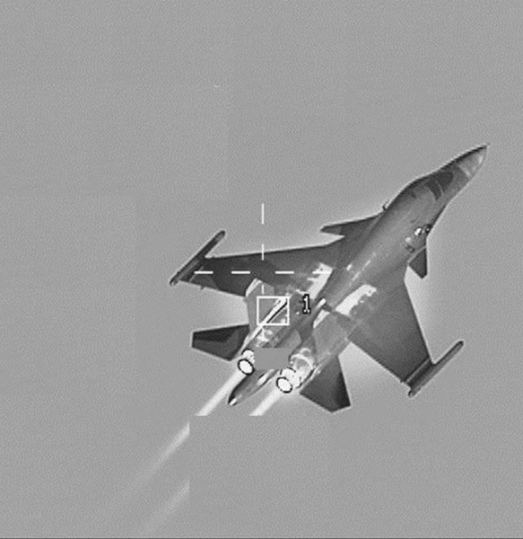 Российская «Сушка» запечатлена в прицеле бельгийского F-16
