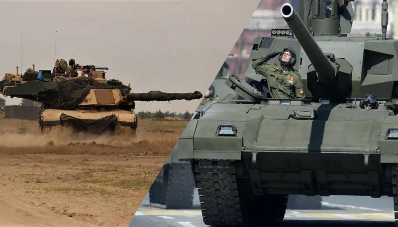 Перечислены преимущества танка Т-14 "Армата" над M1A "Abrams"