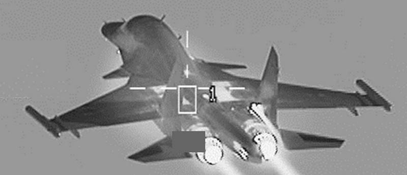 Российская «Сушка» запечатлена в прицеле бельгийского F-16