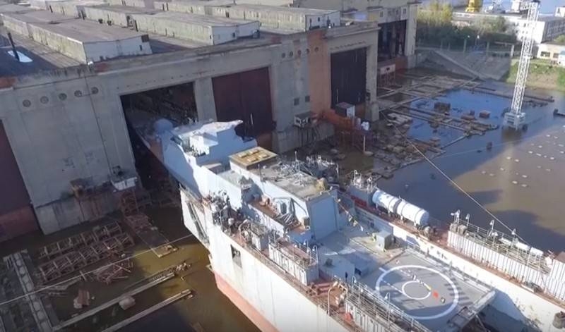 На Амурском ССЗ спустили на воду второй серийный корвет проекта 20380