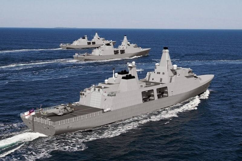 Британия закладывает серию новых фрегатов для своих ВМС