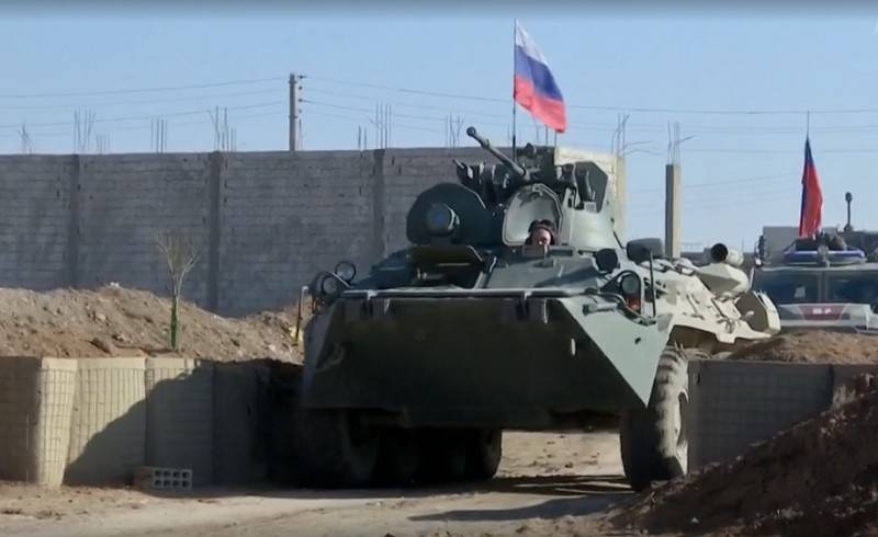 Российская военная полиция заняла бывший опорный пункт военных США в Сирии