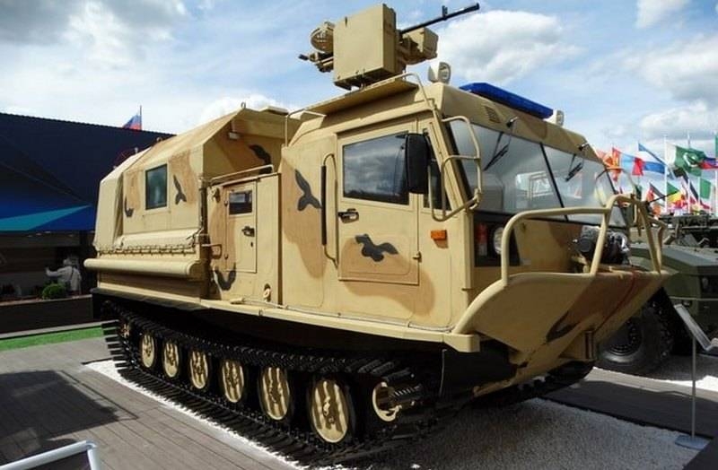 Российские пограничники получили для испытаний опытный образец вездехода ТМ-140
