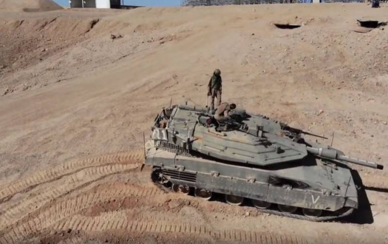 В Израиле подтвердили опрокидывание танка Merkava-4 во время учений