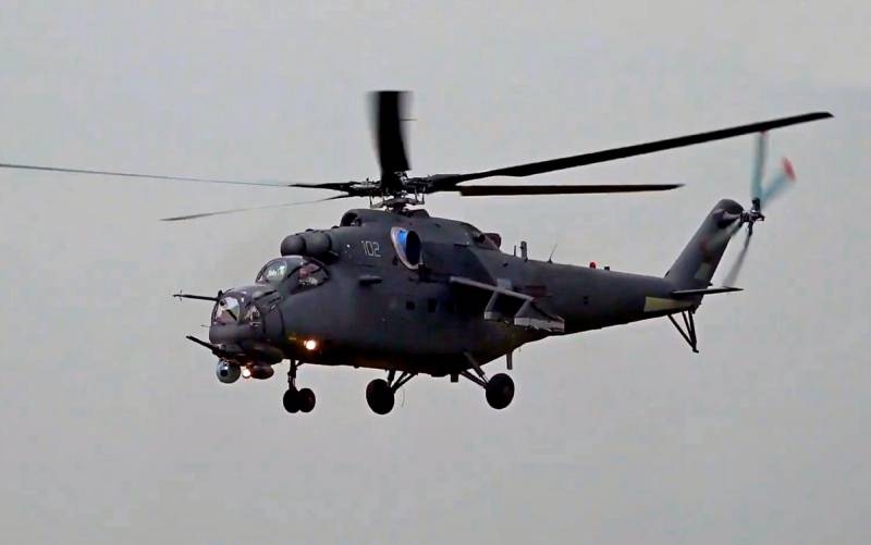Узбекистан получил первый российский вертолёт Ми-35М