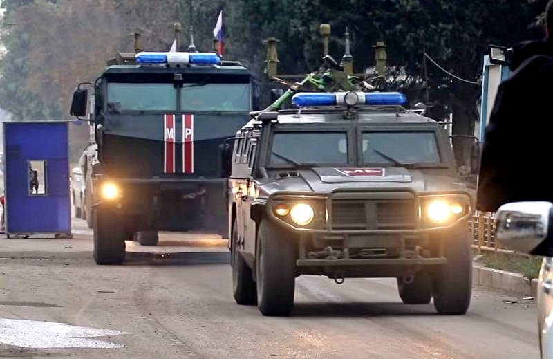 В Сирии попытались подорвать бронемашину российской военной полиции