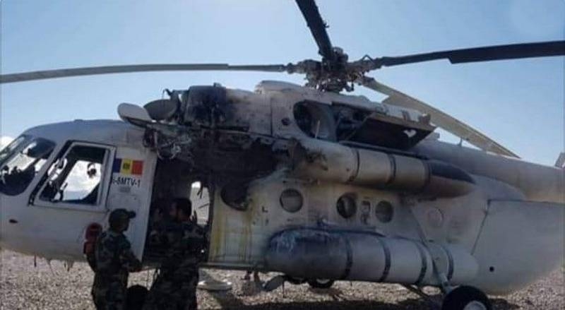 Талибами подбит вертолет Ми-8 частной оборонной компании Молдавии