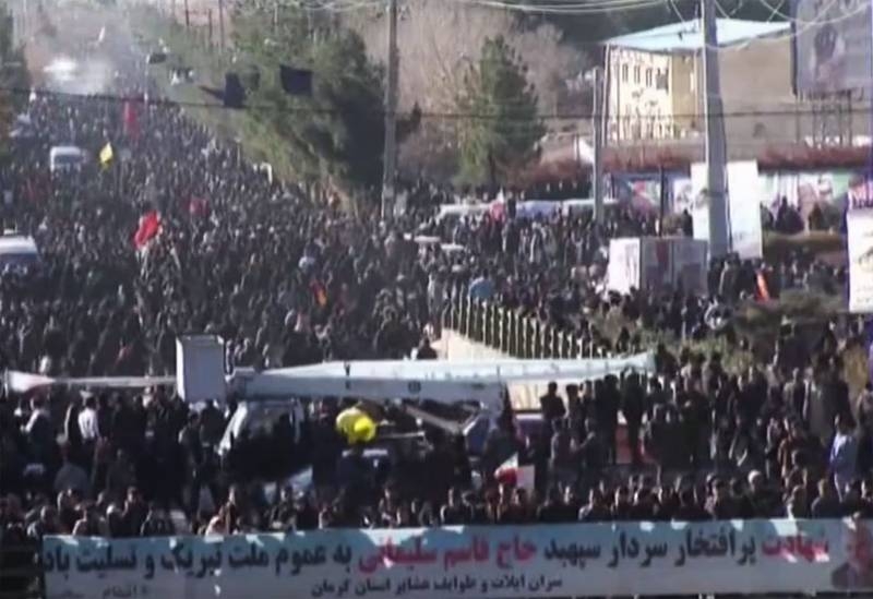СМИ сообщают о десятках погибших в массовой давке на похоронах генерала Сулеймани