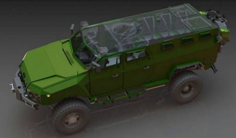 На Украине разрабатывают бронированный автомобиль «Камрат»