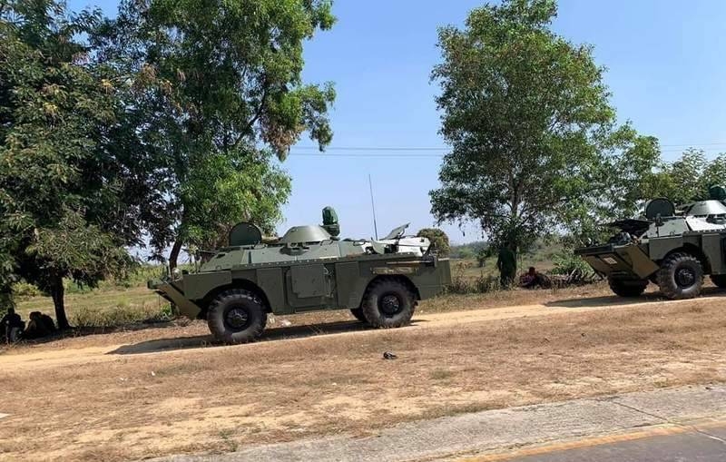 Армия Мьянмы получила партию модернизированных БРДМ-2МС