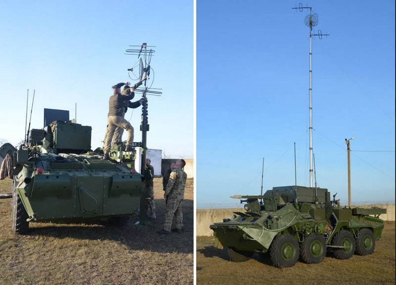 ВСУ приняли на вооружение новую КШМ К-1450 на базе БТР-70КШ