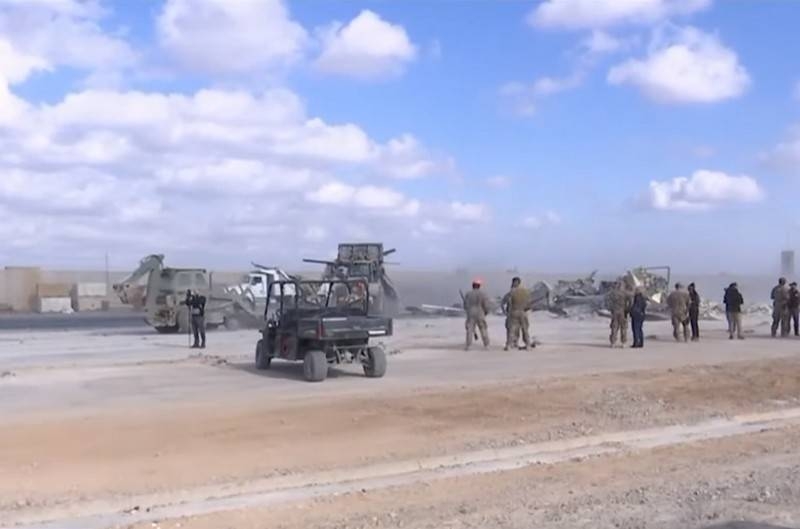 Американская база Эт-Танж в Ираке снова подверглась ракетному обстрелу