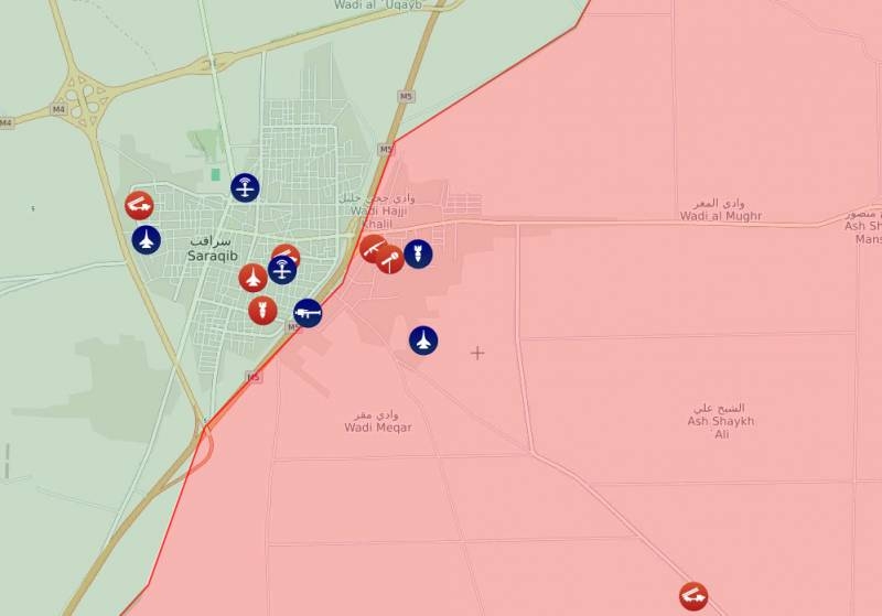 Сирийская армия отбросила силы боевиков и вошла в Серакиб