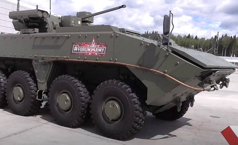 Россия начала продвижение на экспорт бронемашин на платформе «Бумеранг»