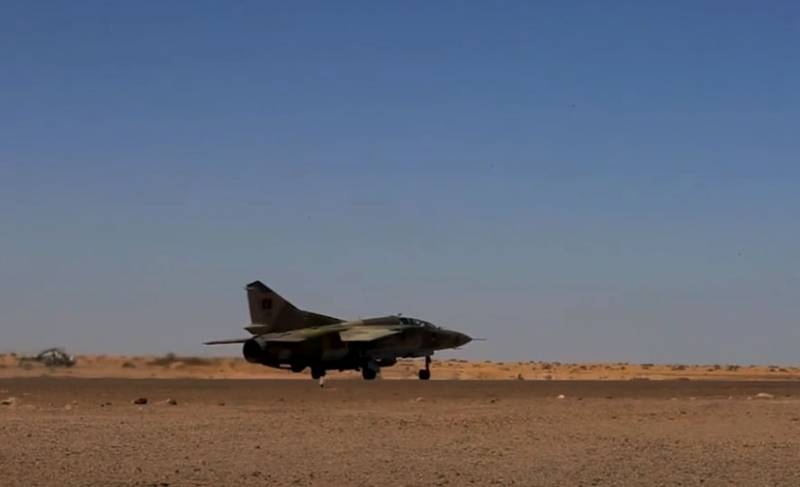 В воздух поднялась авиация Хафтара: показано видео с подготовкой МиГ-23МЛД
