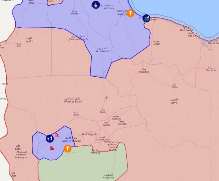 Силы ПНС Ливии заявили о «выравнивании фронта» в районе Сабхи