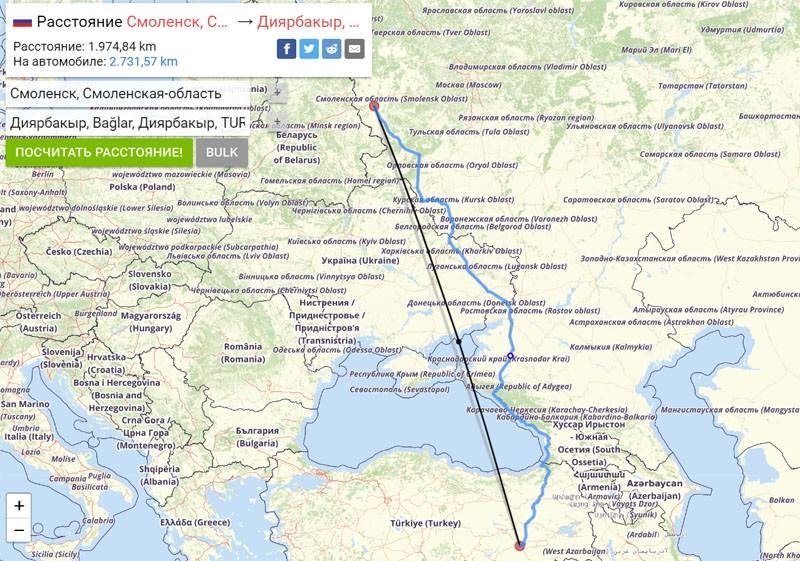БПЛА «Охотник»: зона возможной применимости - почти все страны НАТО