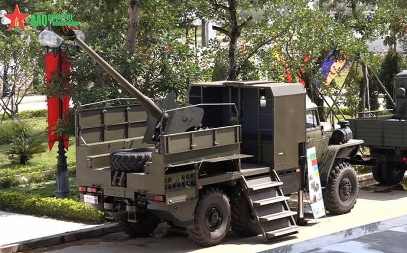 Быть в тренде: во Вьетнаме представили САУ Pth85-VN18 на базе советского «Урала»