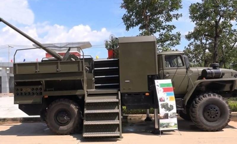 Быть в тренде: во Вьетнаме представили САУ Pth85-VN18 на базе советского «Урала»