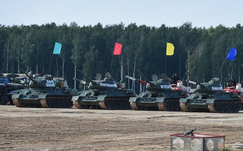 В Алабино начались заезды в рамках конкурса &laquo;Танковый биатлон-2020&raquo;