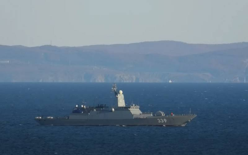 Новейший корвет для ТОФ провёл испытания вооружения в Японском море