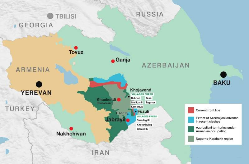 Какая из группировок войск может оказаться в окружении в районе Физули: спор экспертов по обстановке в Карабахе
