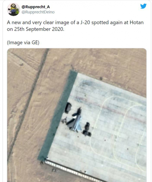 В прессе Индии возмущены нахождением китайских истребителей J-20 в 250 км от Ладакха