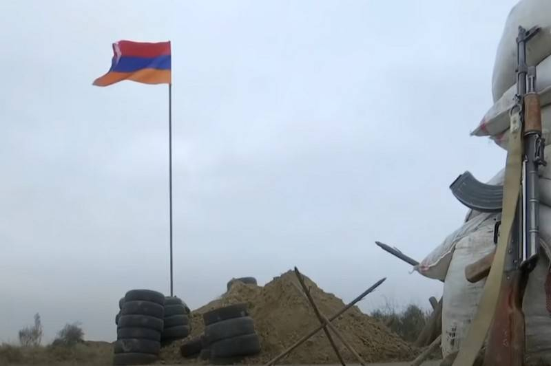 Российские миротворцы прибыли в Гадрутский район, где произошло столкновение