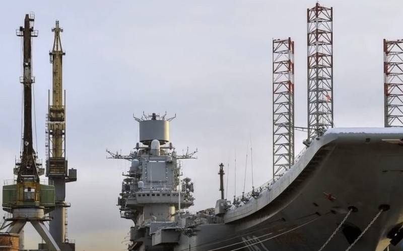 Миноброны намерено ускорить работы на ТАВКР «Адмирал Кузнецов»