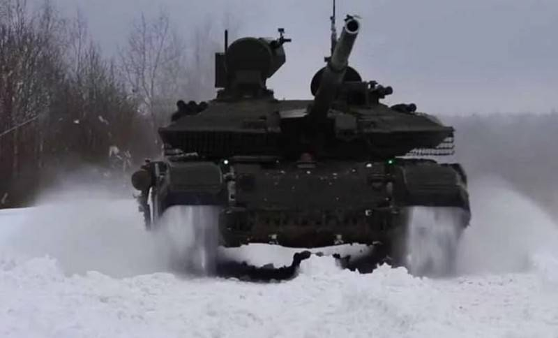 Российские танки Т-90М объединили в единую сеть на учениях