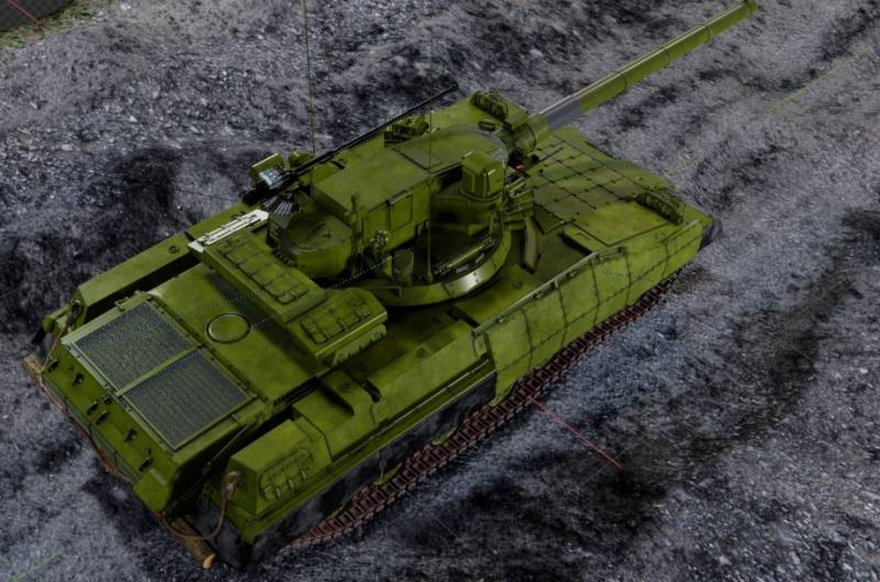Из советского в «перспективный украинский»: Появилось 3D-изображение танка «Молот»