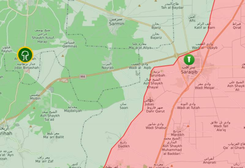 Протурецкие боевики наносят артиллерийские удары по позициям сирийской армии в Серакибе