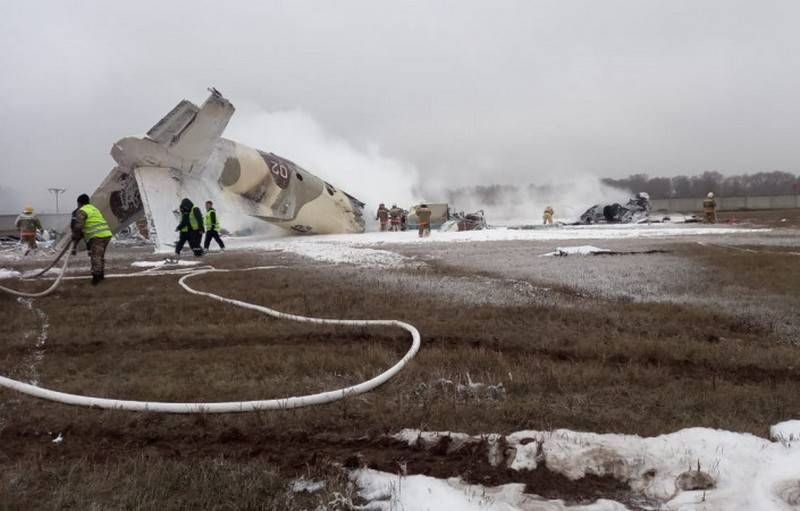 В Казахстане при посадке потерпел катастрофу Ан-26