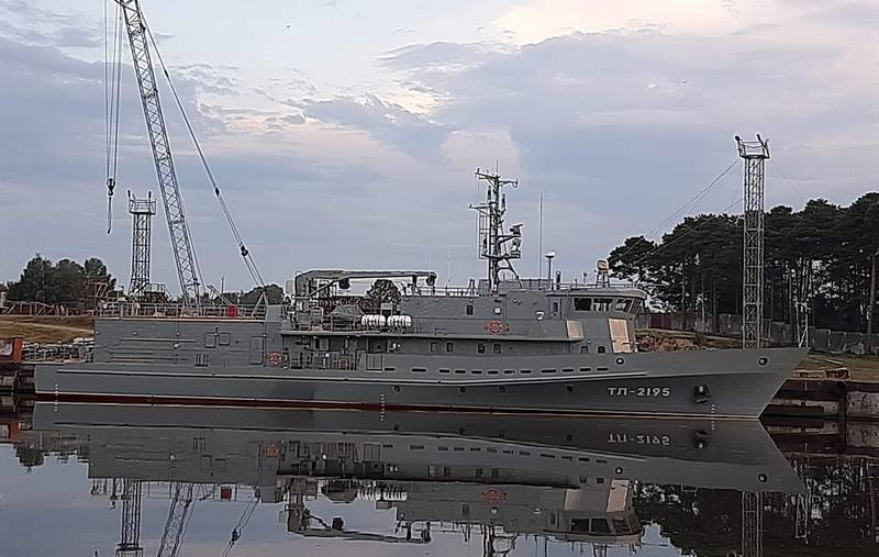 Головной катер-торпедолов ТЛ-2195 проекта 1388Н3Т вошёл в состав Черноморского флота