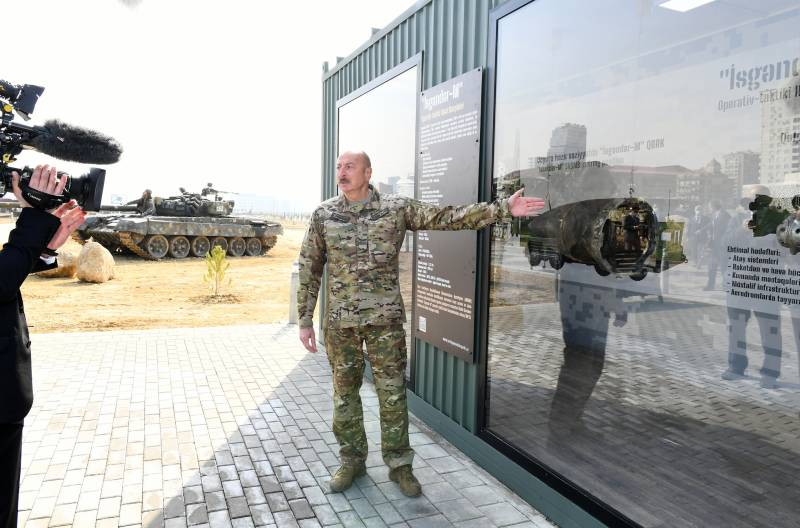 Алиев: Мы ждём ответа на вопрос о том, как ракеты «Искандер-М» оказались у армянской армии