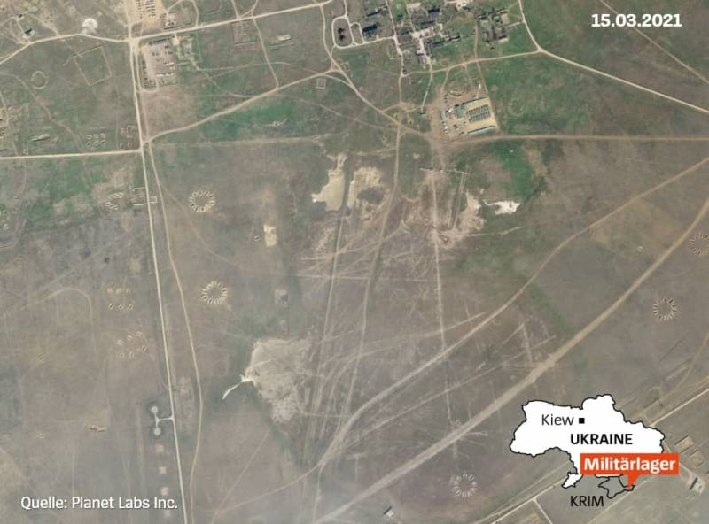 Немецкий журнал «обнаружил» на спутниковых снимках Крыма российский военный лагерь