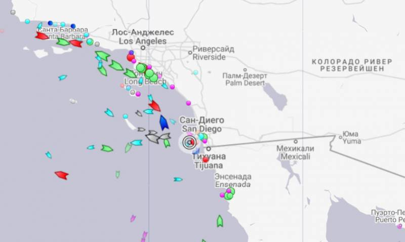 ВМС США увеличивают число боевых кораблей у морских границ Мексики