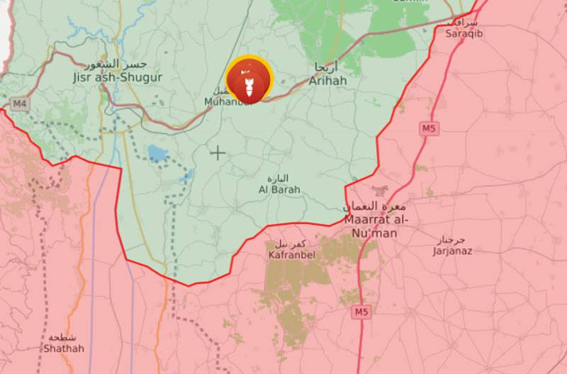 Ударами с воздуха подавлена активность боевиков на юге сирийской провинции Идлиб
