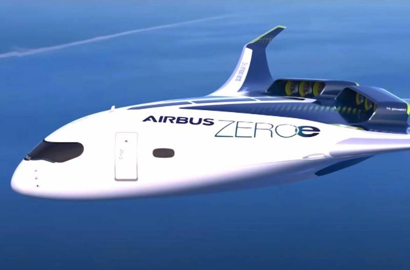 В Европе рассматривают варианты создания самолёта с водородным двигателем
