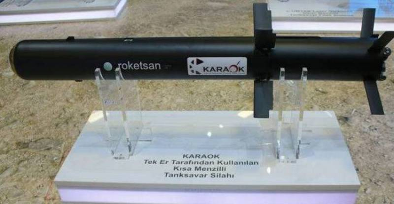 В Турции завершили разработку нового лёгкого переносного ПТРК «Karaok»