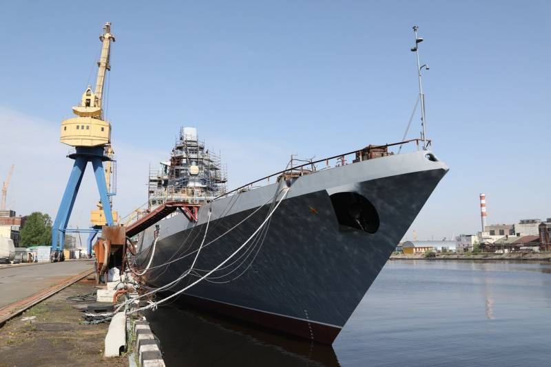 «Северная верфь» начала подготовку фрегата «Адмирал Головко» к швартовным испытаниям