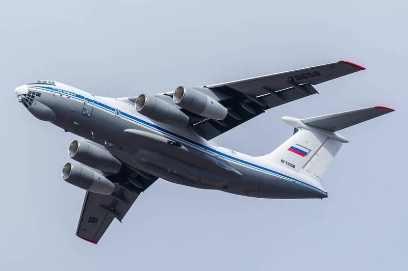Министерство обороны получило новый военно-транспортный самолет Ил-76МД-90А