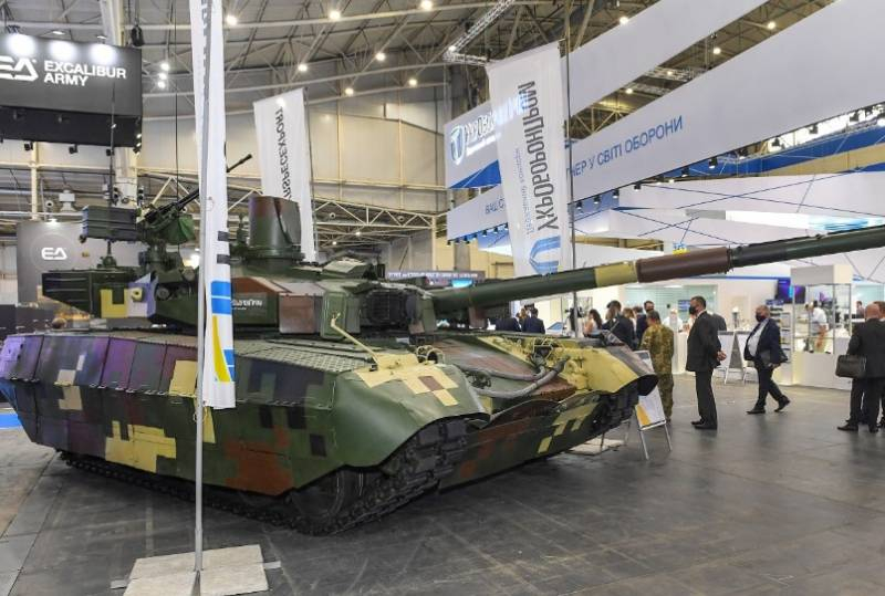 Украинскому производителю заплатили за аренду танка БМ «Оплот», чтобы показать его на выставке