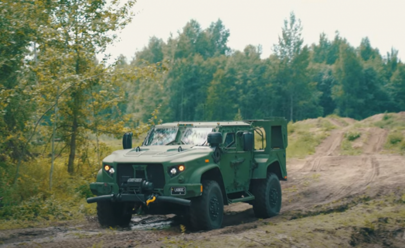 Литва получила первую партию лёгких тактических транспортных средств Oshkosh L-ATV 4x4 (JLTV)