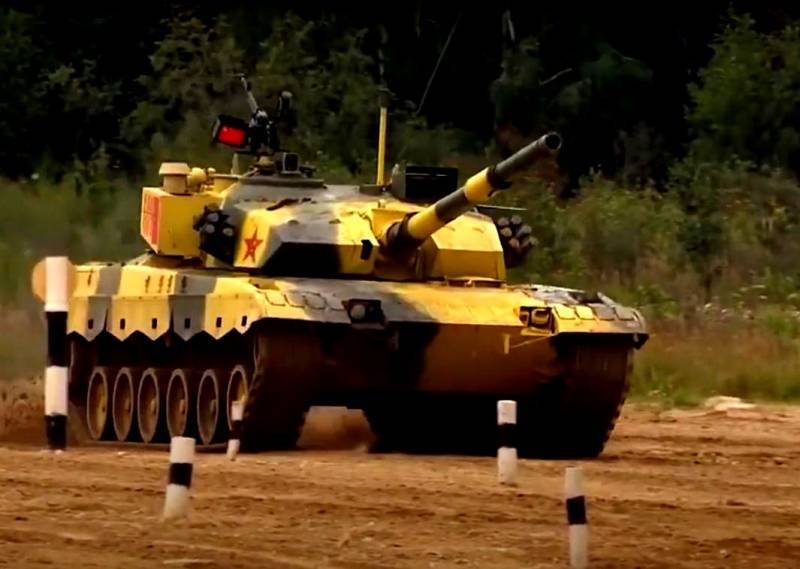 Китай модернизирует танк Type 96B для танкового биатлона