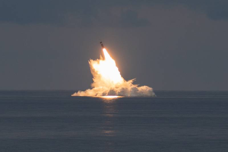 ВМС США провели очередное испытание межконтинентальной баллистической ракеты Trident II D5LE